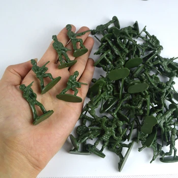 

Best Selling Bagged Soldiers Toy 100 Static Small Soldier Characters Military Model Children's Toys Wholesale Mixed Batch