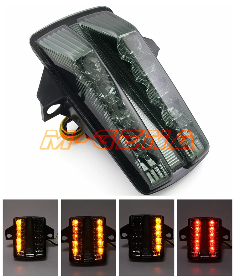 

Rear Turn Signal Tail Stop Light Lamp Integrated For SV650 SV 650 2003-2008 SV1000 SV 1000 2003-2007 03 04 05 06 07
