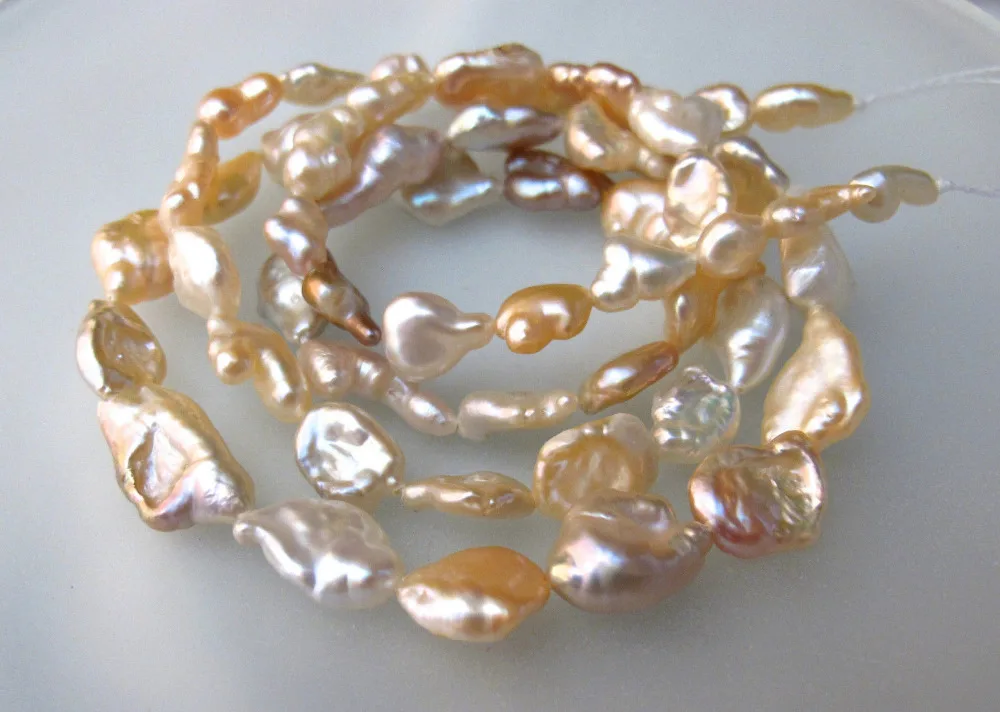 

xiuli 000608 SANELY RARE JAPANESE KASUMI KESHI PEARLS 4.5-9.9mm