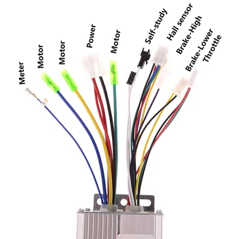 

Electric Bicycle Accessories 36V/48V Electric Bike 350W Brushless DC Motor Controller For Electric Bicycle E-bike Scooter