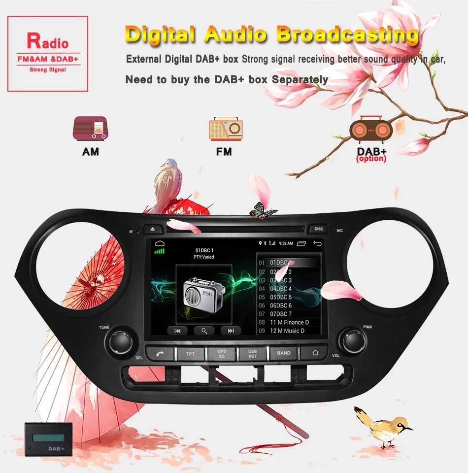 Sale 4GB Ram1024*600 Android 9.0 Auto Stereo Multimedia For HYUNDAI I10 2014-2018 car dvd player GPS BT Radio stereo Navigation Audio 11