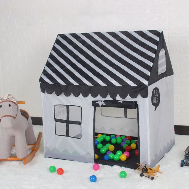 Детский игровой домик Принцесса складной домик-замок детская игрушка Крытый маленький тент для детских подарков