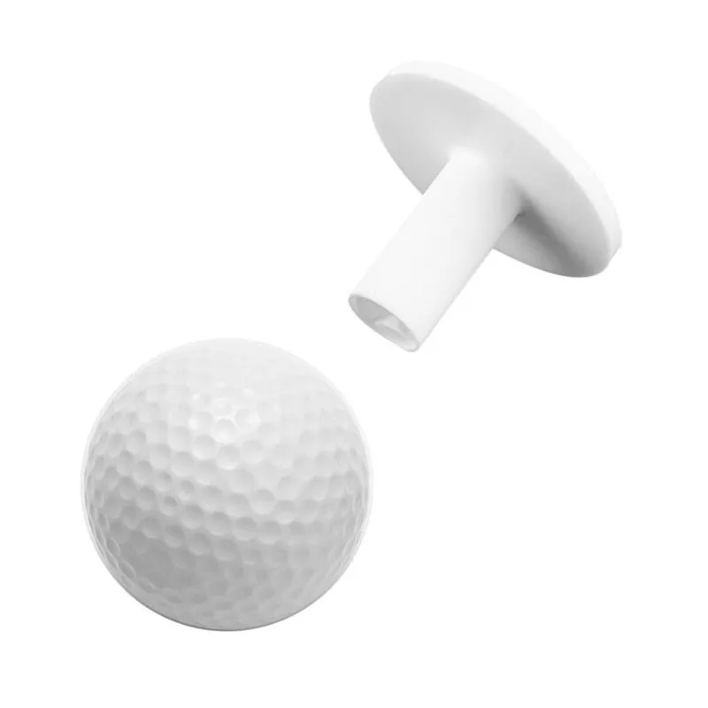 

Durable Rubber Golf Tees Holder For Golf Driving Range Tee Practice Tool White