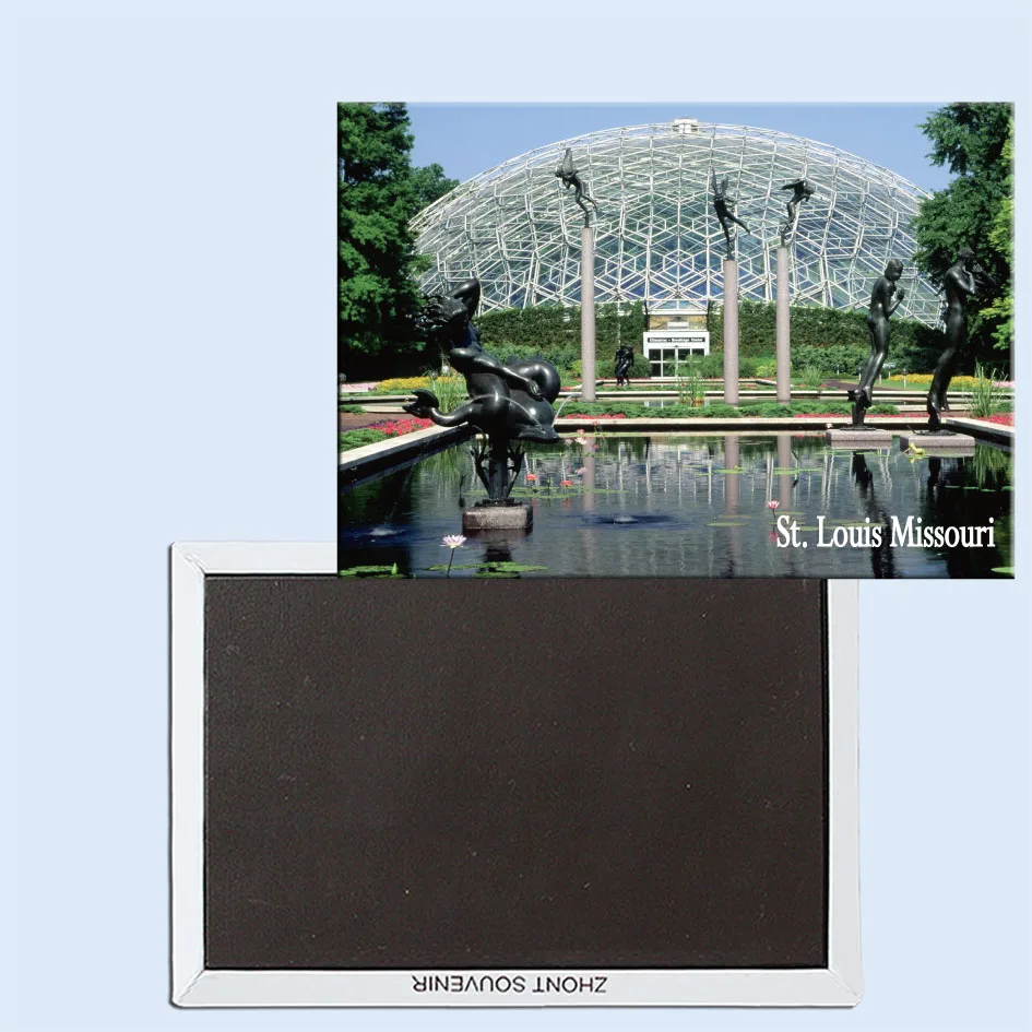 

Climatron, Botanical Gardens, St. Louis, Missouri, Refrigerator magnet, Tourist souvenirs, Home creative ornaments 24710