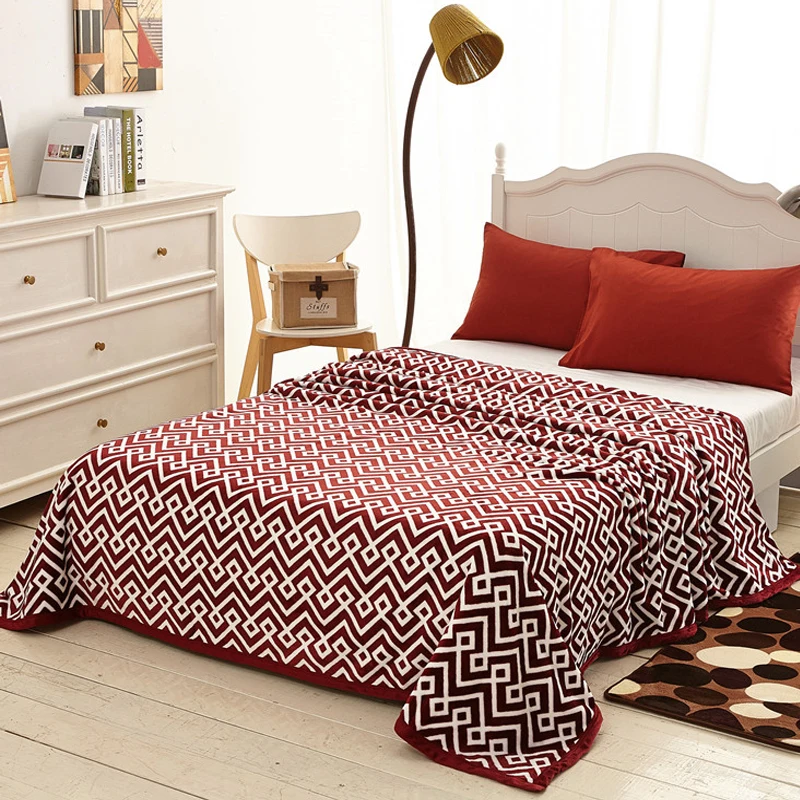 Arnigu Soft Summer Blankets Plaid Printing Red Flannel Fleece Blanket Chair Sofa Throws Winter Bed Arnigu Soft Summer Blankets Plaid Printing Red Flannel Fleece Blanket Chair Sofa Throws Winter Bed