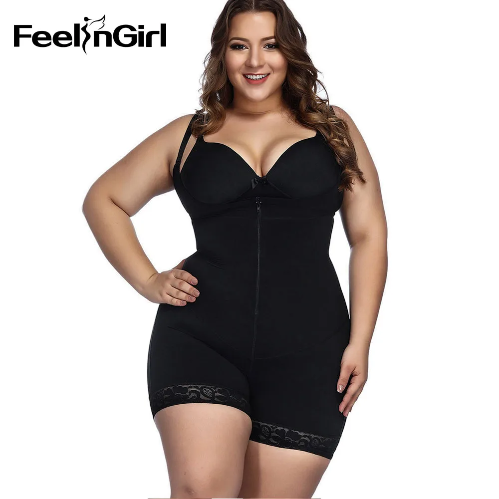 FeelinGirl размера плюс XS 6XL Корректирующее белье для талии трусы похудения