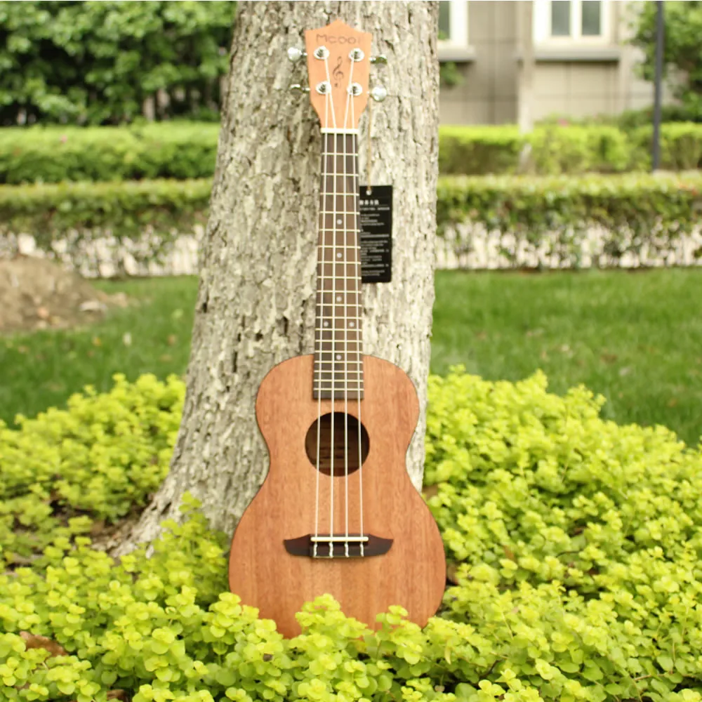Mcool 23 дюймов Гавайи Мини гитары концерт из красного дерева, миниатюрная гитара укулеле гриф из красного дерева ручной работы, выполненная из красного