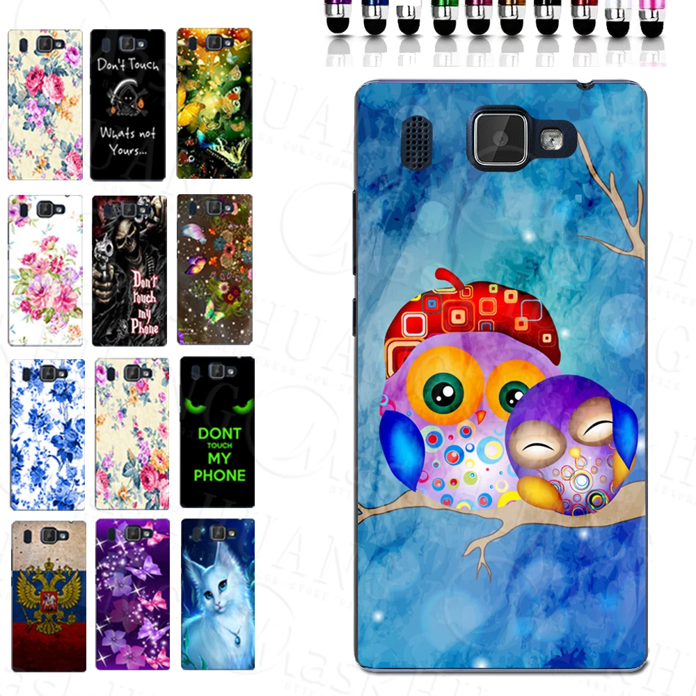 Чехол из ТПУ для Prestigio Grace Q5 PSP5506DUO с милым рисунком Совы и животных|tpu case|case covercase bag |