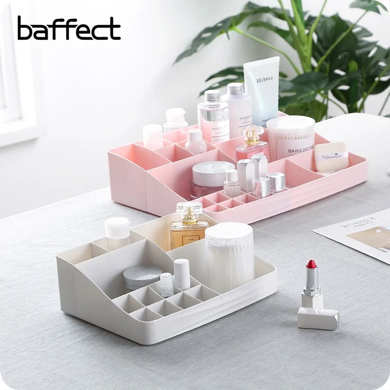 

Makeup Organizer Cosmetics Box Desktop Jewelry Lipstick Holder Nail Polish Box Dressing Case Bathroom Dresser Display Stand