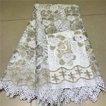 

2019 Latest French Lace Fabric High Quality African Tulle Lace Fabric With Stones Nigerian Tulle Lace Fabric For Dress 2l65-1781