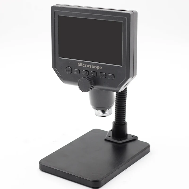 Цифровой электронный микроскоп G600 600X USB ЖК дисплей 4 3 дюйма VGA с 8 светодиодный