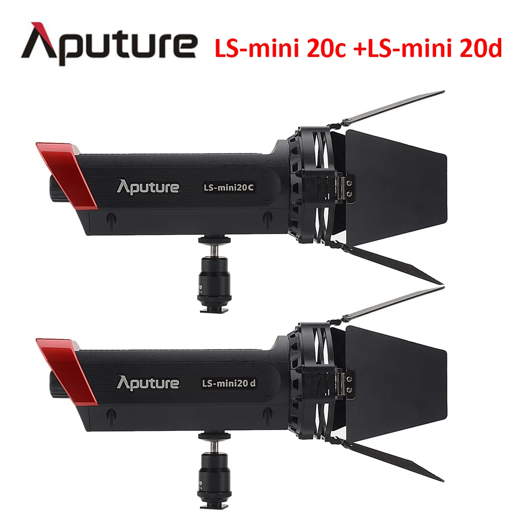 Aputure LS mini 20c+ LS mini 20d заполняющий свет CRI 97 COB цветовая температура 3200 K-6500 K fresnel светодиодная пленка с NP-F970