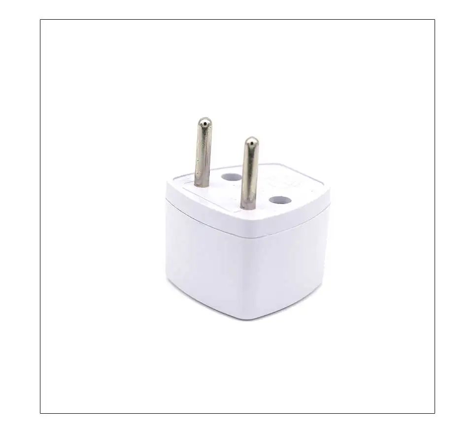Universal European EU Plug Europe Travel Wall Power Charger Outlet Adapter Converter Input Pin Plug Adapter Connector Office Use (12)