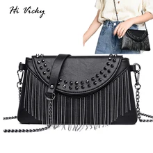 Brand Designer Women Bending Messenger Bag Rivet Crossbody Soft PU Leather Shoulder Bag High Quality Fashion Women Bags Handbags Brand Designer Women Bending Messenger Bag Rivet Crossbody Soft PU Leather Shoulder Bag High Quality Fashion Women Bags Handbags