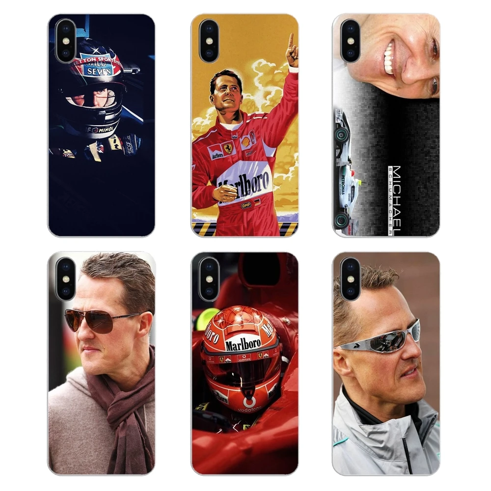 Michael Schumacher World Star Car Sport прозрачный чехол из ТПУ для iPod Touch iPhone 4 4S 5 5S 5C SE 6 6S 7 8 X XR XS Plus
