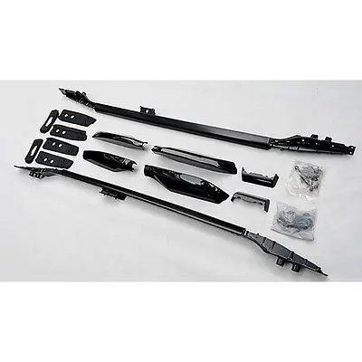 Подходит для Toyota Land Cruiser Prado FJ150 j150 2014 2015 2016 2017 2018 черный алюминиевый сплав верхние