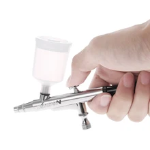 KKmoon Профессиональный Лидер продаж гравитационный корм Аэрограф Двойного действия для украшения торта макияж тату Маникюр Аэрограф ногтей