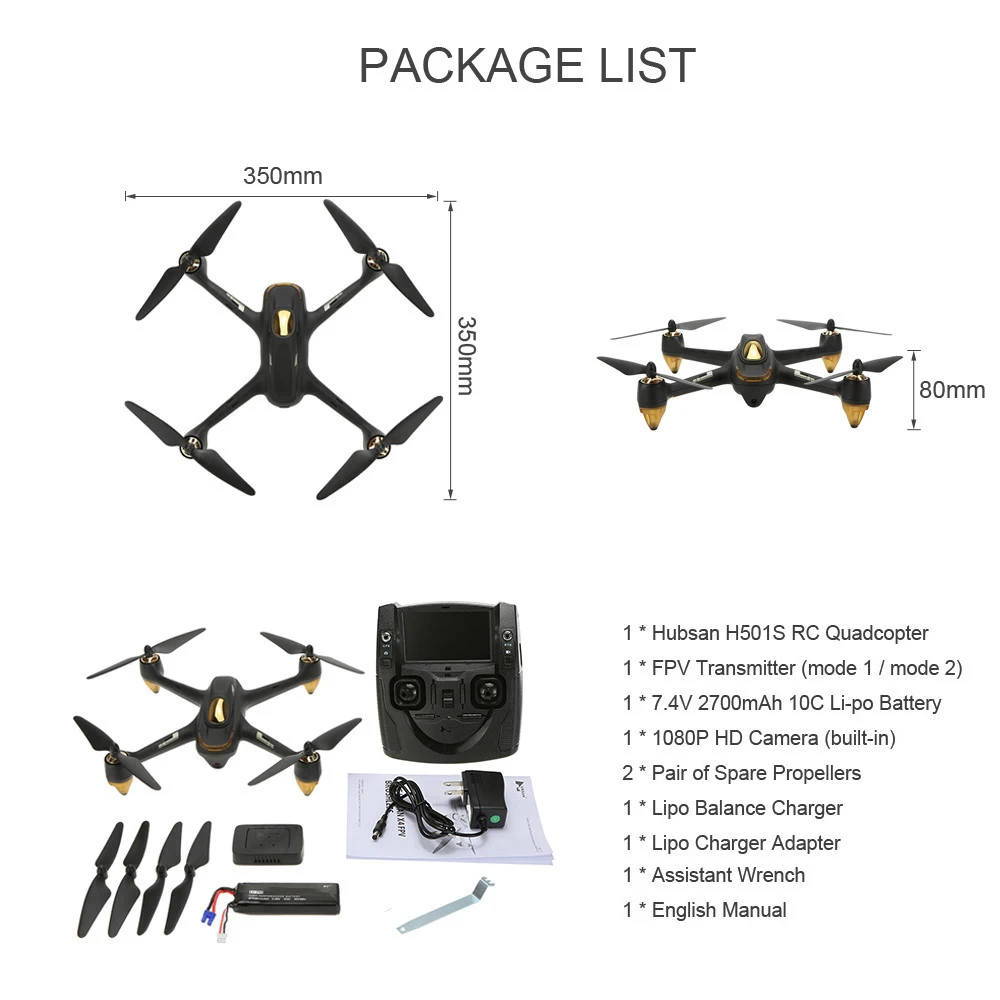 X4 H501S 5,8G FPV Для квадрокоптерных радиоуправляемых дронов с 1080 P HD камерой gps Следуйте за мной режим CF функция автоматического возврата