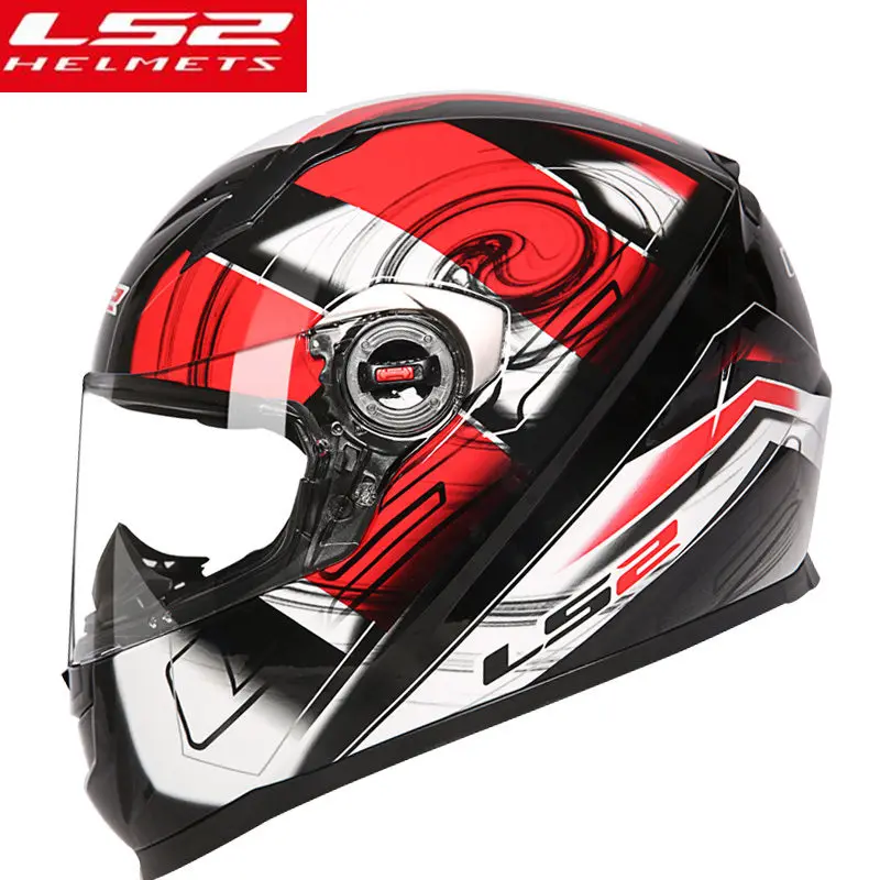 LS2 FF358 Полнолицевой мотоциклетный шлем для мужчин и женщин гоночный шлем с прозрачным козырьком Casco moto Capacetes de moto ciclista - Цвет: 10