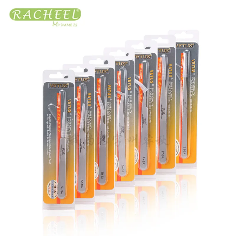 

Navina False Eyelash Tweezer Best Quality Stainless Steel anti-static eyelash tweezers superhard Eyelash Extension
