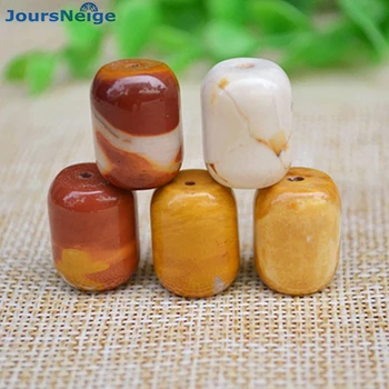 

Wholesale Egg Yellow Natural Stone Bracelets Scattered Bucket Beads DIY Buddha Beads Bracelet Necklace Accessories Jewelry