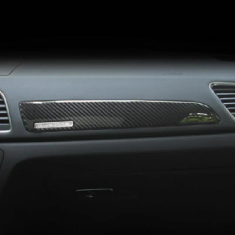 Tonlinker интерьер набором чехол наклейки для AUDI Q3 2013-18 автомобильный Стайлинг 1-4 года шт. углеродного волокна крышки наклейки