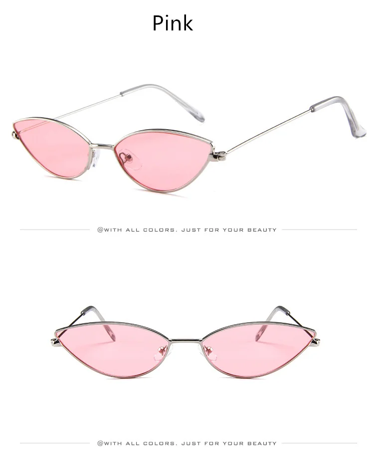 Yoovos маленькая оправа женские ретро очки кошачий глаз милые сексуальные красные розовые солнцезащитные очки кошачий глаз женские Винтажные Солнцезащитные очки для женщин