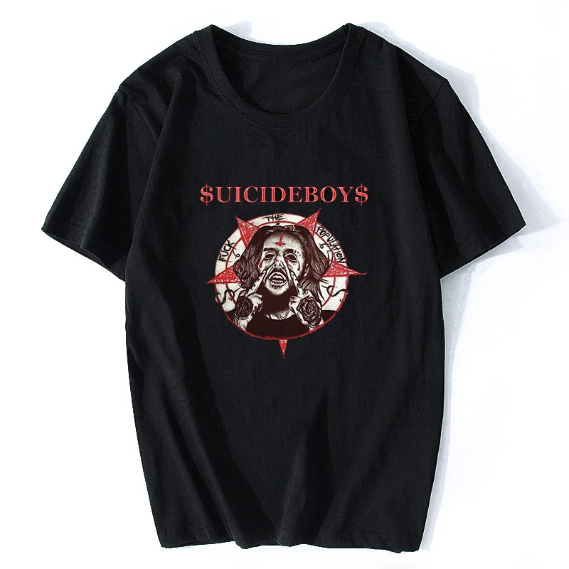 

$uicideboy$ T Shirt Suicide Boys Mens T-Shirt Suicideboys Hip Hop Rap Men Cotton Classic Cool T Shirt Plus Size Top Tee