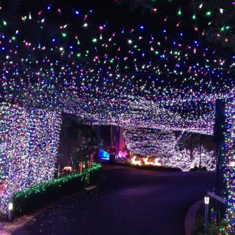 12m 100 Led Outdoor Colorful Solar Lamp String Lights Fairy Solar Lamp Led String Lights Fairy