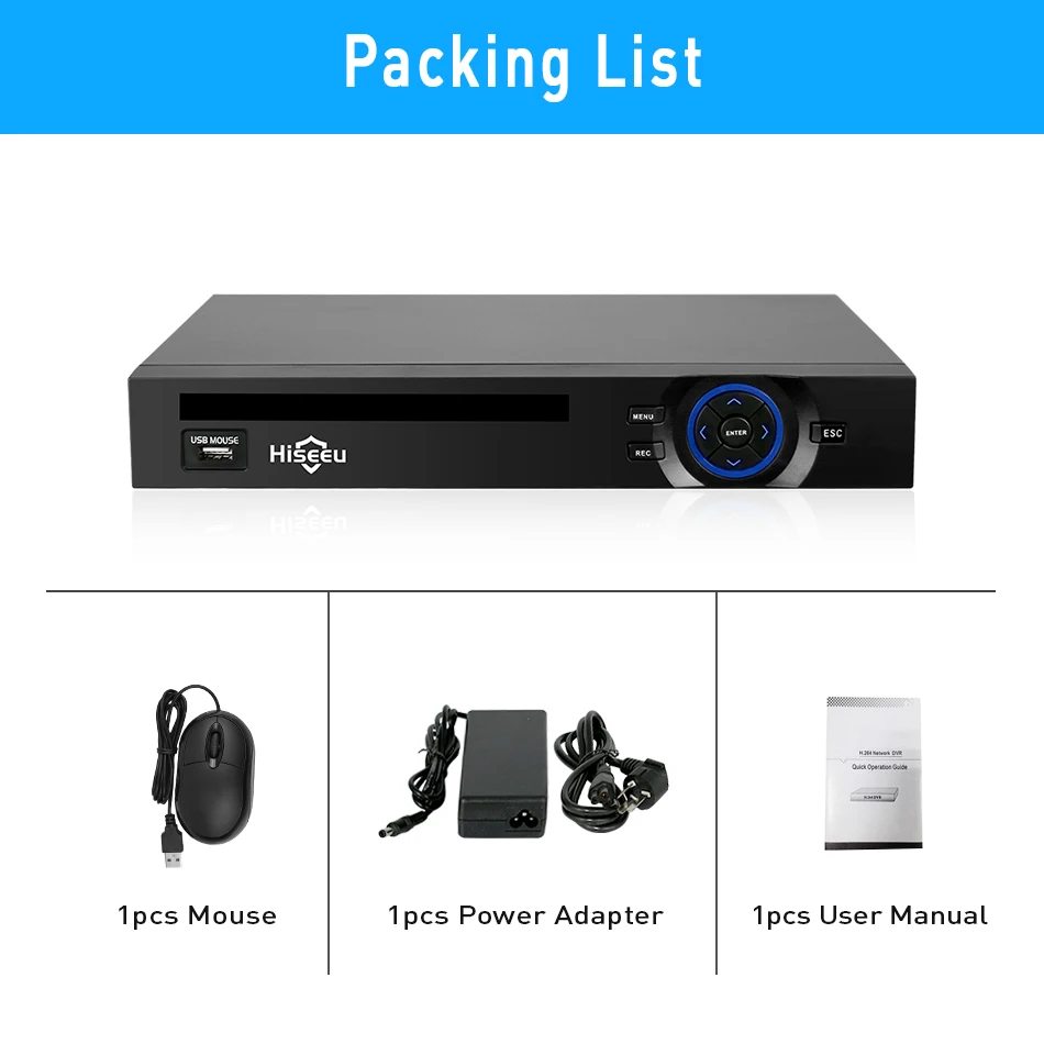 Сетевой видеорегистратор Hiseeu 2HDD 25CH 5MP 32CH 1080P 8CH 4K CCTV H.264/H.265 NVR Onvif 2 0 для IP камеры SATA