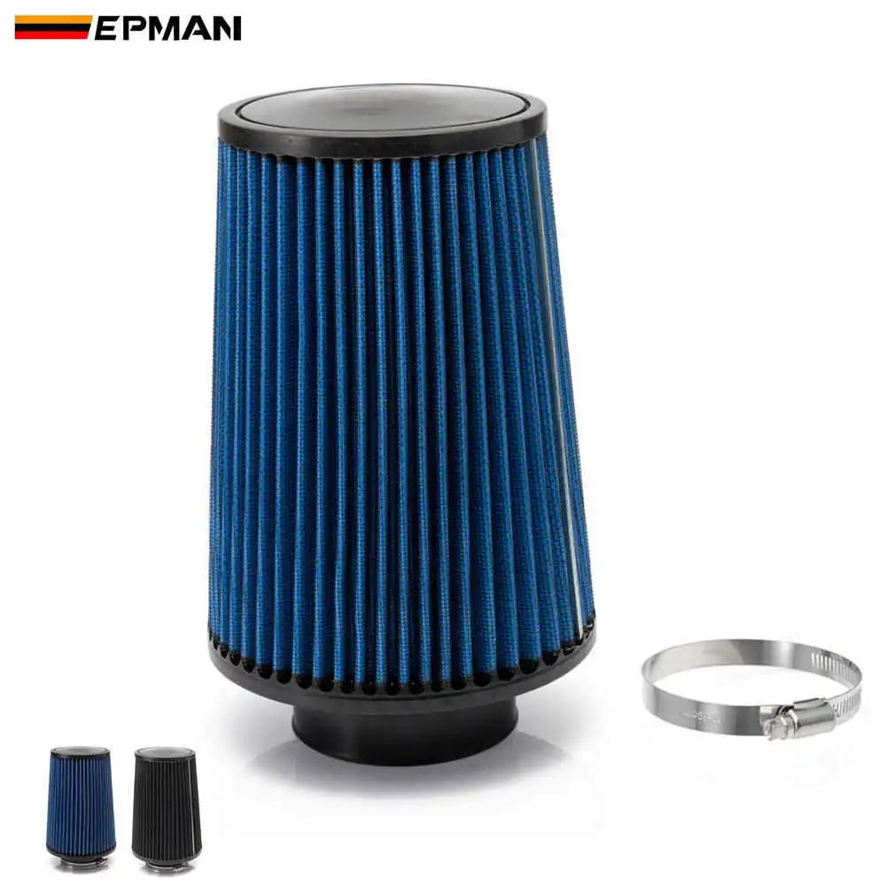 

EPMAN Universal 76mm and 240mm height Cold Air Filter Work 76mm Air Intake EP-AF002G