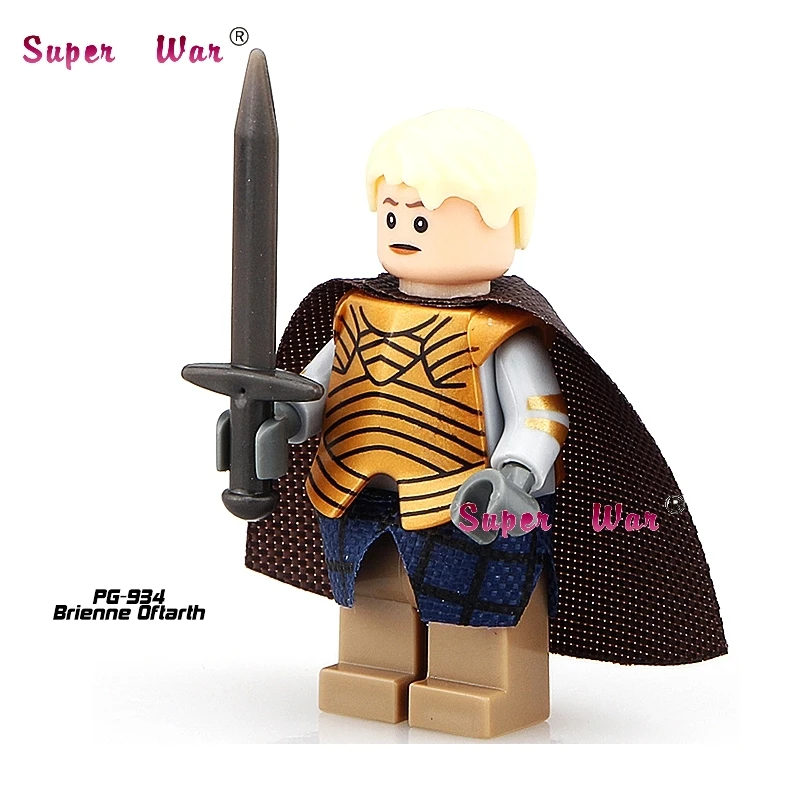 

50pcs Game of Thrones Brienne Oftarth building blocks action bricks friends for girl boy house games kids children toys