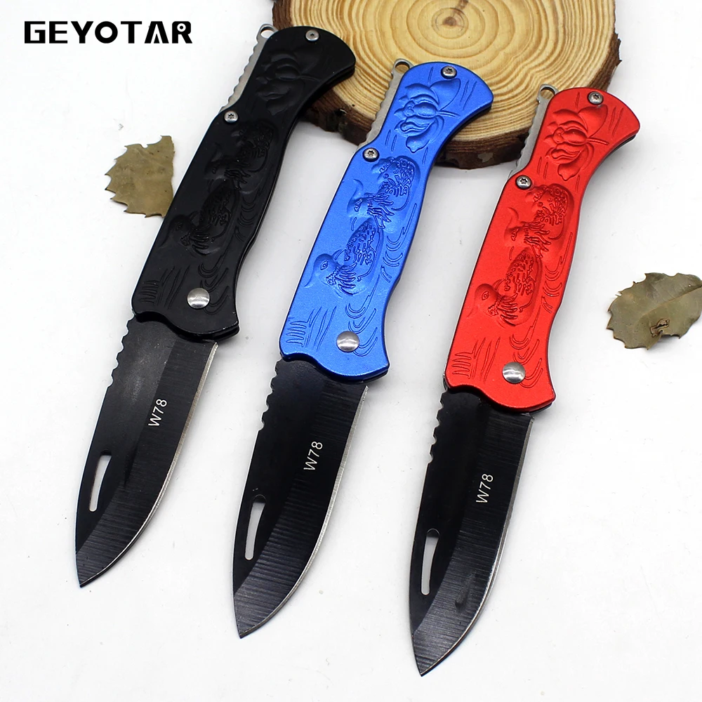 

Mini Survival Knife Edc Portable Stainless Fold Camping Tactical Folding Pocket Ring Outdoor Tools Hunting Key 2019 Limited