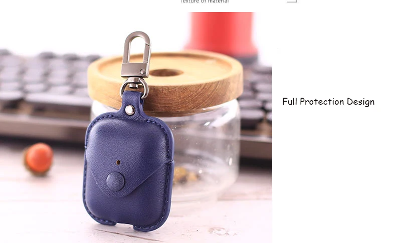 PU Leather Bag Case For Apple AirPods Bluetooth Wireless Retro Man Earphone Case  (5)