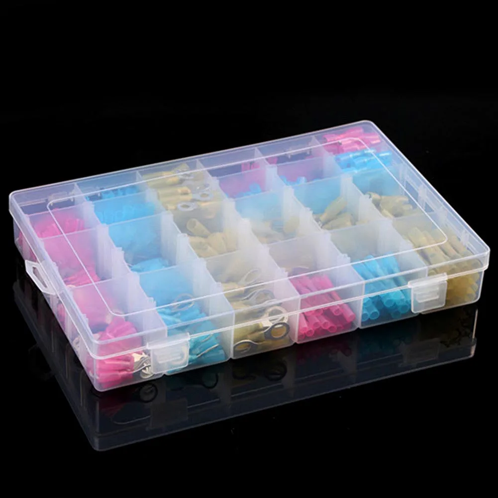 

250pcs Heat Shrink Wire Connector Marine Electrical Terminals Kit Waterproof Automotive Ring Set JDH99