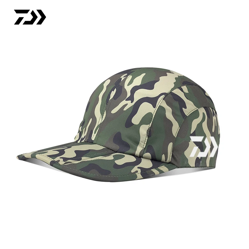 Fishing Caps Summer Camouflage Sun Protection Hat Men Sports Adjustable Baseball Golf Outdoor Running Fishing Cap