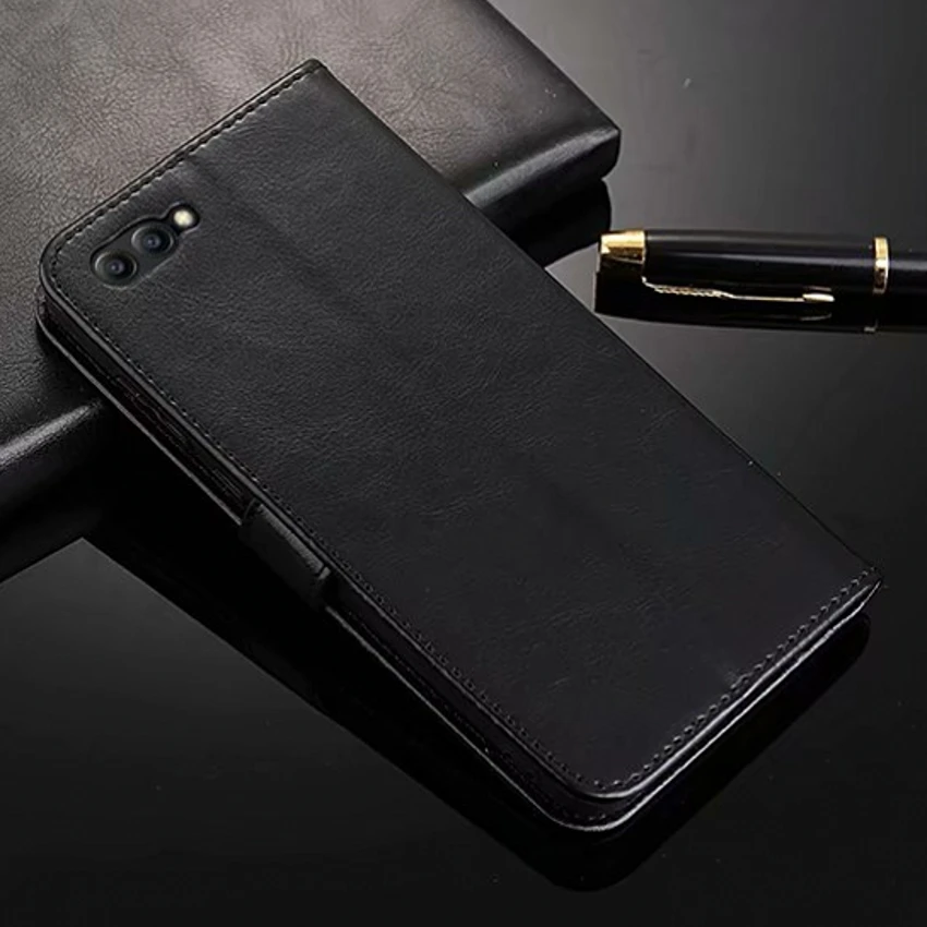 

For Honor View 10 v10 Retro Wallet Stand Flip Leather Case For Huawei Honor View 10 V10 Case Cover Bag With Card Slot Kickstand
