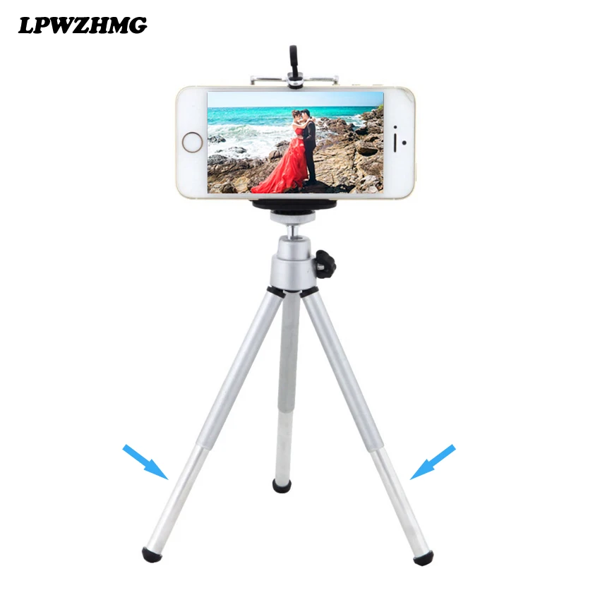 

New Mini Flexible Camera Tripod Phone Tripod Mount Holder 360 Degree Desk Mobile Phone Stand Holder for iphone 6S Holders Stands