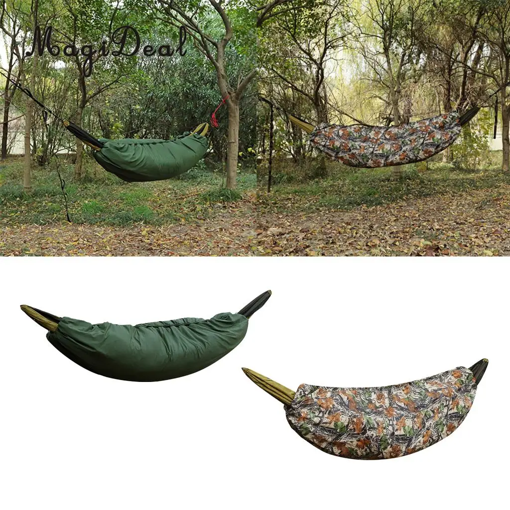 

Portable Keep Warm Cold Winter Camping Hammock Underquilt Ultralight Full Length Under Blanket