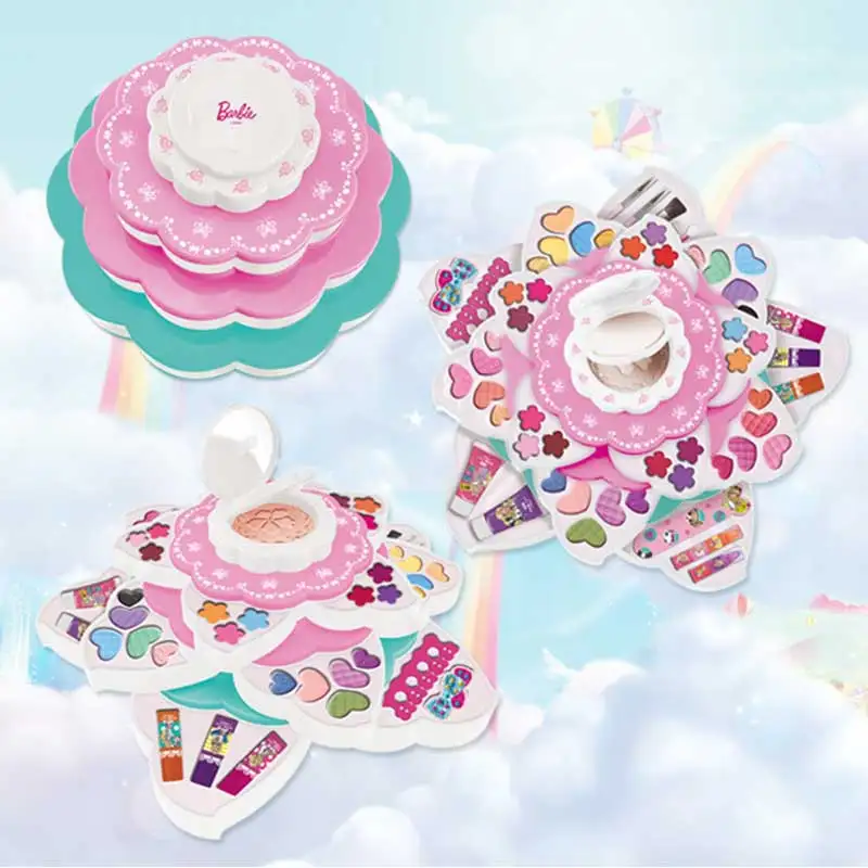 Disney Frozen kids makeup toys kids birthday gift Flower shape girls toys cosmetics for girls children makeup set girls makeup