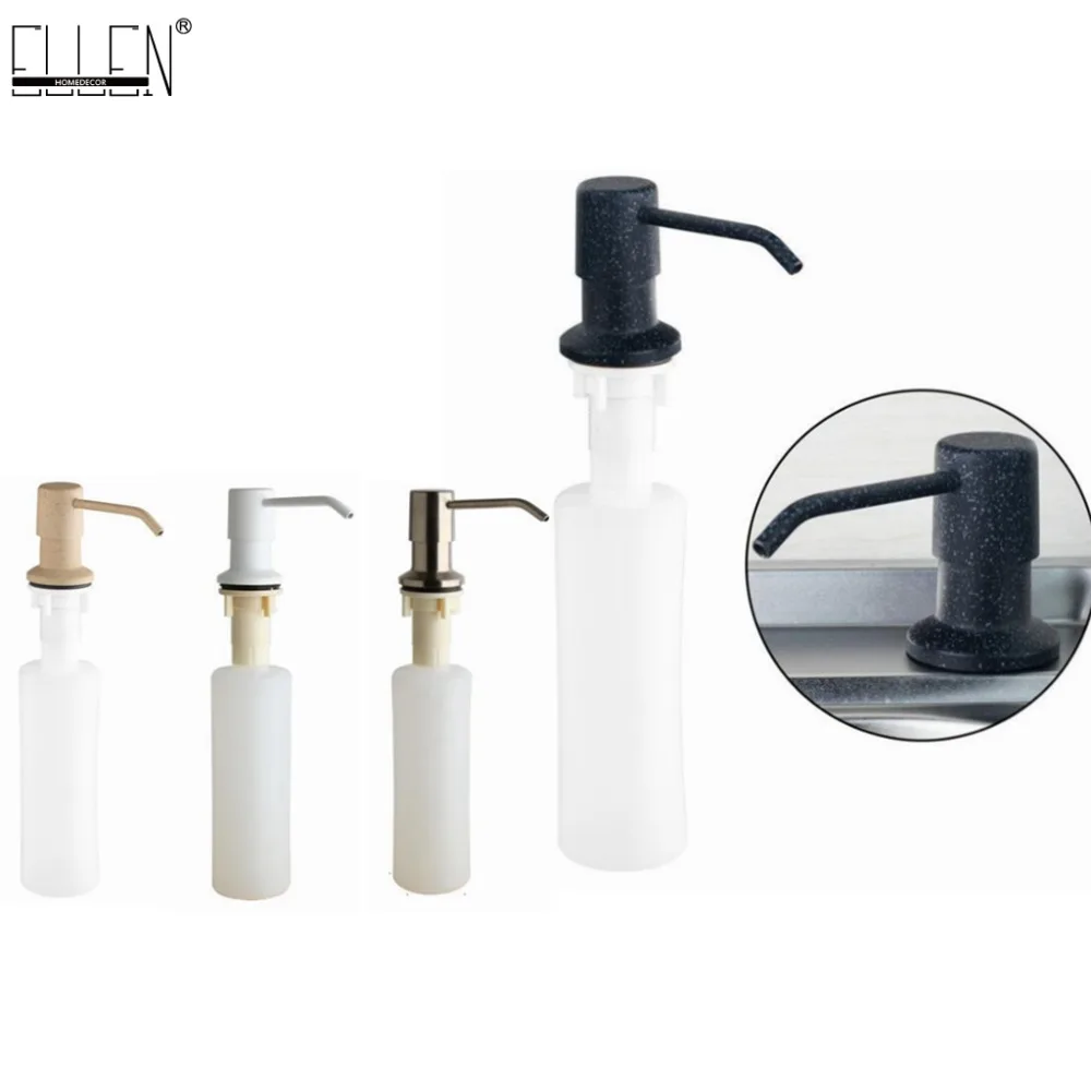Kitchen 400ml Soap Dispensers Stainless Steel Pump Finished for Deck
