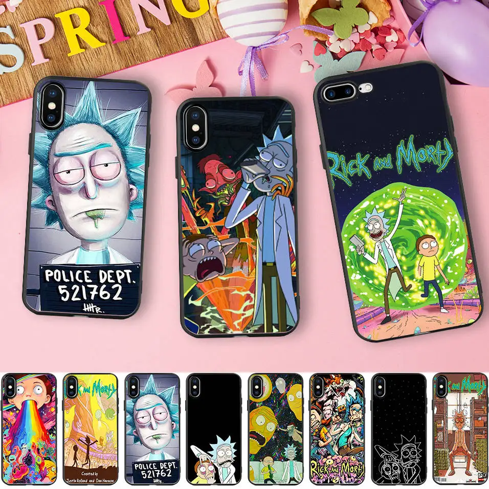 

Rick and Motry Funny Cartoon Case Soft Silicone Phone Case For Huawei Mate 10 Pro 20 Lite Cover Fundas Capinha