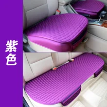 Cojín del asiento de coche de viscosa de lino 3-piezas de este conjunto de verano antideslizantes transpirable resistente al desgaste ecológico cuatro estaciones seatpad