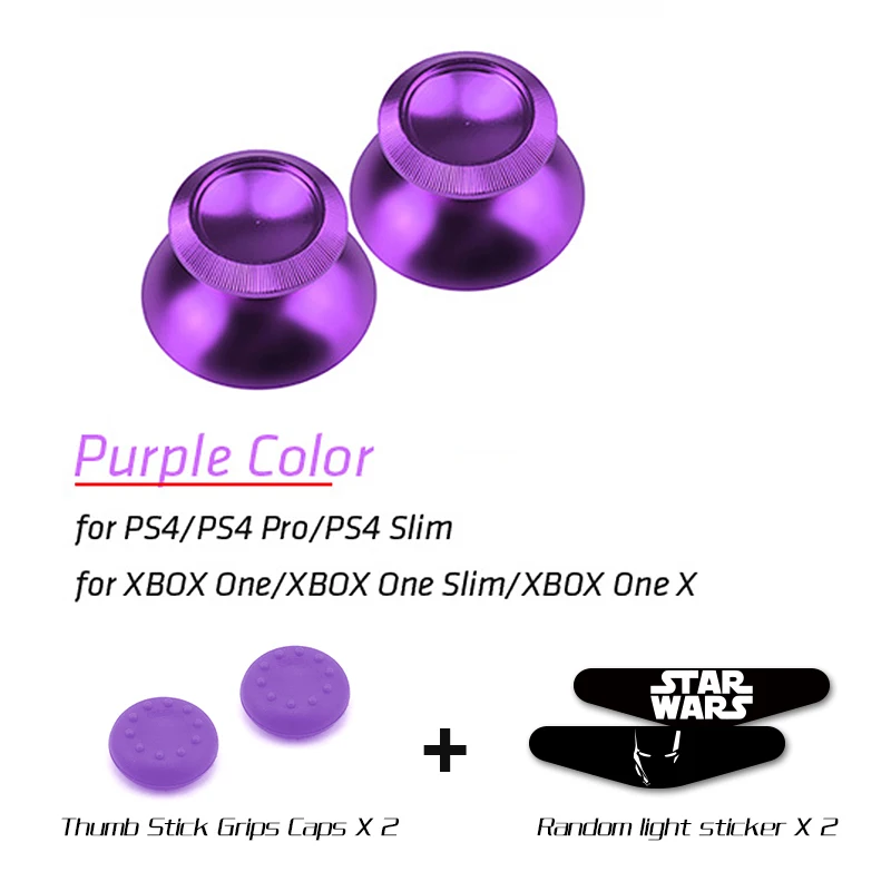 Data Frog Metal Thumbsticks Joystick Grip Analog stick For Playstation 4 PS4/Pro/Slim Xbox One/Slim/X Controller Accessories 