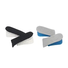 Стельки для обуви с полуамортизацией, Дышащие стельки, увеличивающие рост, спортивная обувь, подкладка унисекс, трехслойные съемные удобные невидимые стельки