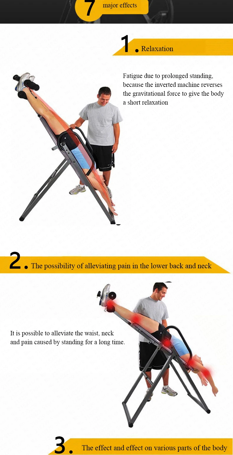 Машина для растягивания спины для обезболивания терапия инверсии таблицы здоровья знак Pro инверсии поясницы перевернутый вниз машина