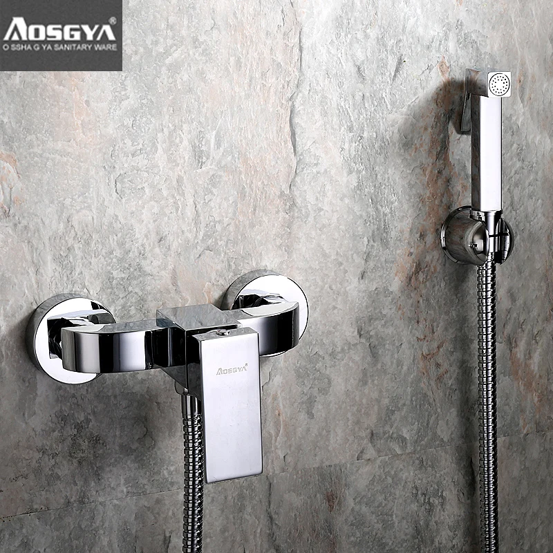 Douching bidet suite toilet pressurized hot and cold spray tooltoilet