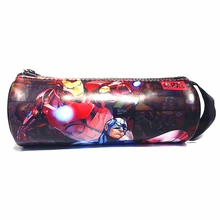 DC Marvel кошелек с комиксами Капитан Америка 3 Железный человек флэш-кошелек-мешочек для монет сумка на молнии Кошелек карандаш ручка Чехол чехол s Чехол