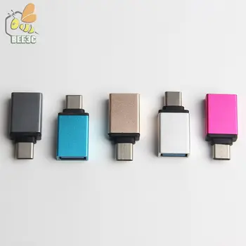 

C male to A femal Metal USB C type-c Type C Male to USB 3.0 Female Converter Adapter OTG for Macbook Super book ZUK huawei 500