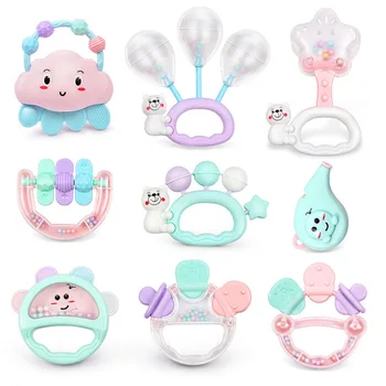 

MrY Baby Montessori Rattle Toys Kids Educational Crib Mobiles Teether Toys